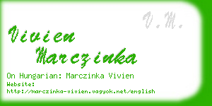 vivien marczinka business card